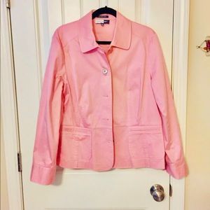 Jones Pink stretchy comfort jacket women’s size XL